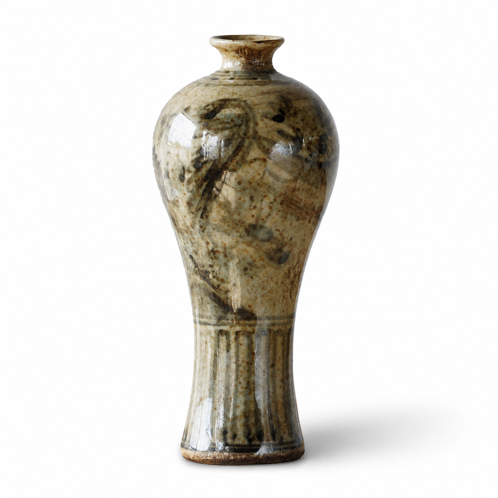 Jingdezhen Hand-Painted Bud Vase With Bird