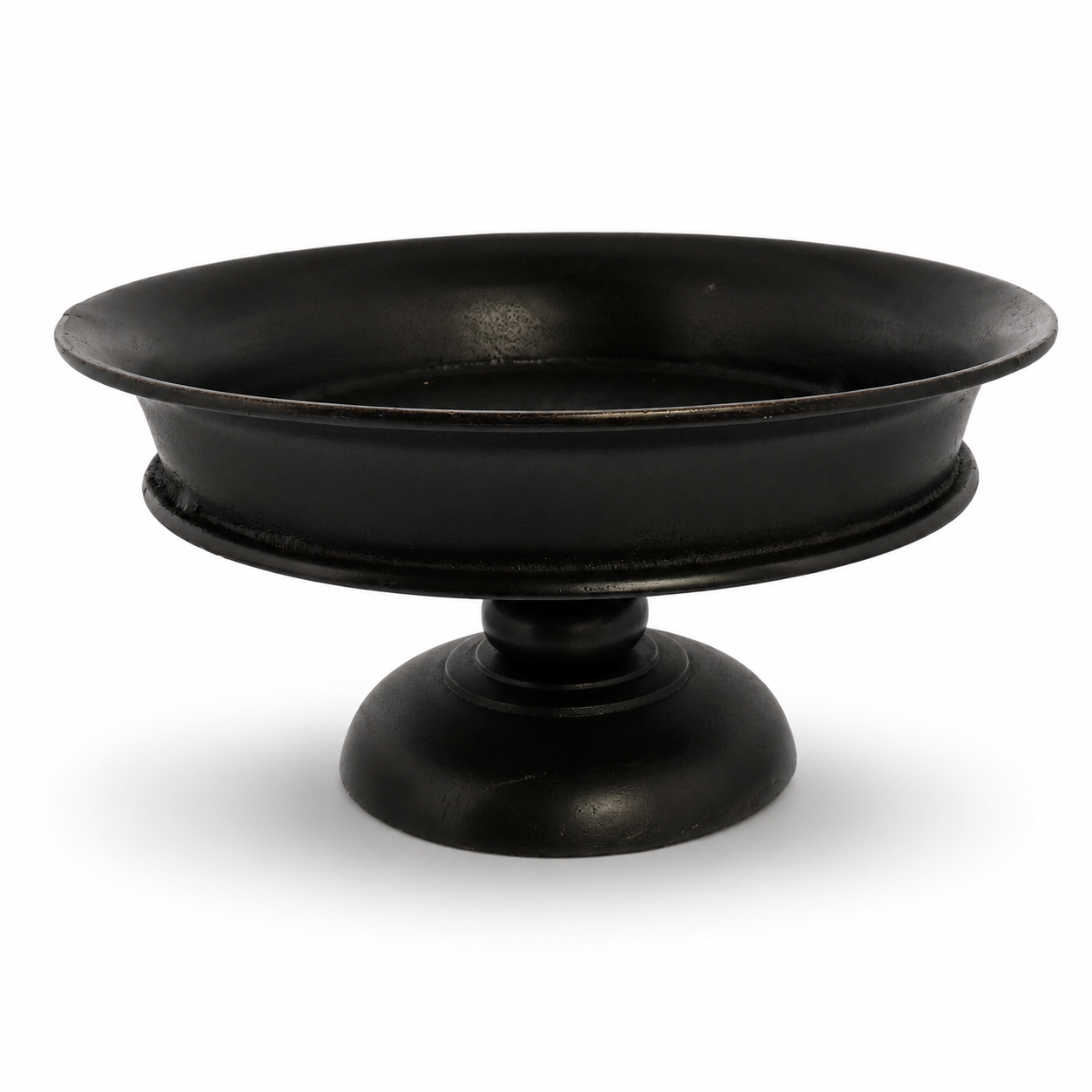 Kingston Pedestal Bowl — Large, Bronze