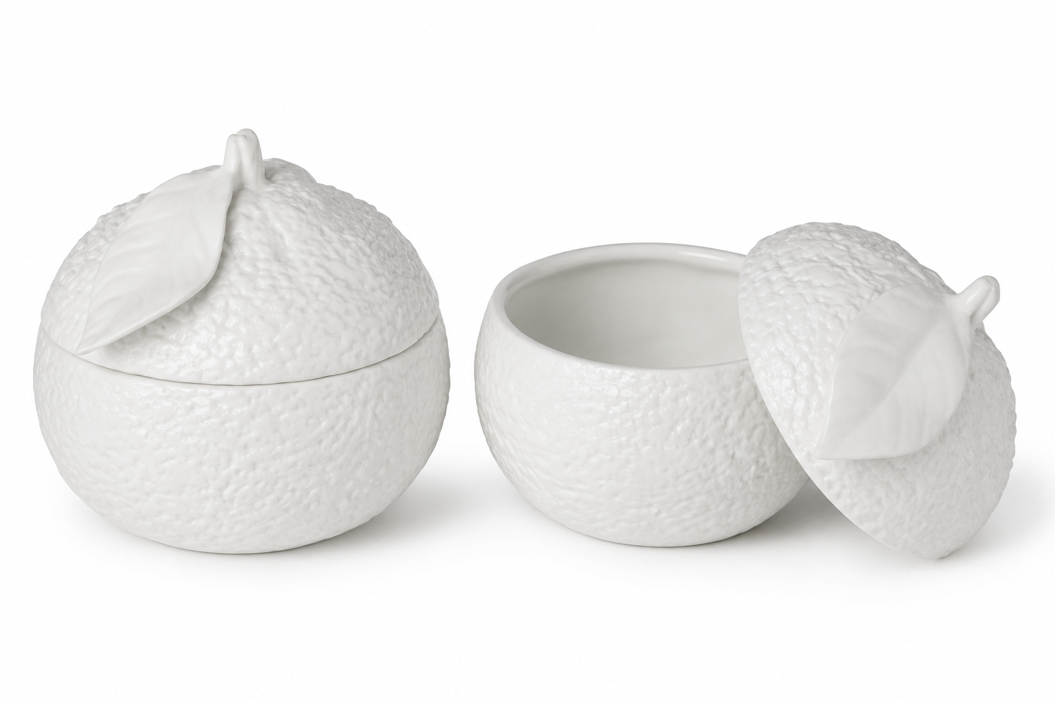 Mandarin Orange Box, Bone China