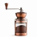 Manual Coffee Grinder with Adjustable Burr Mill