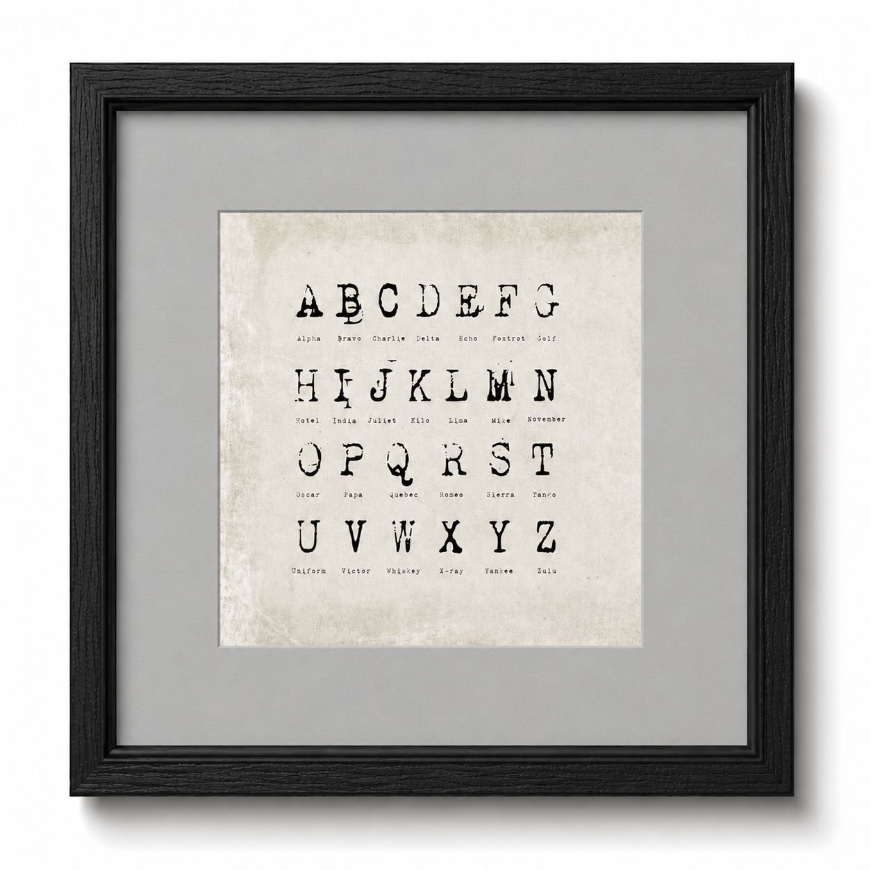 Matted Antique Font Abc Uppercase 1