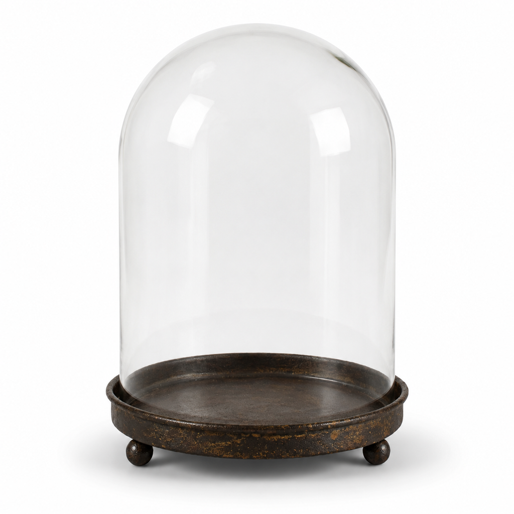 Metal & Glass Cloche