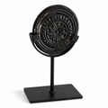 Vintage Soapstone Cookie Mold on Stand
