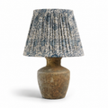 Pleated Floral Table Lamp
