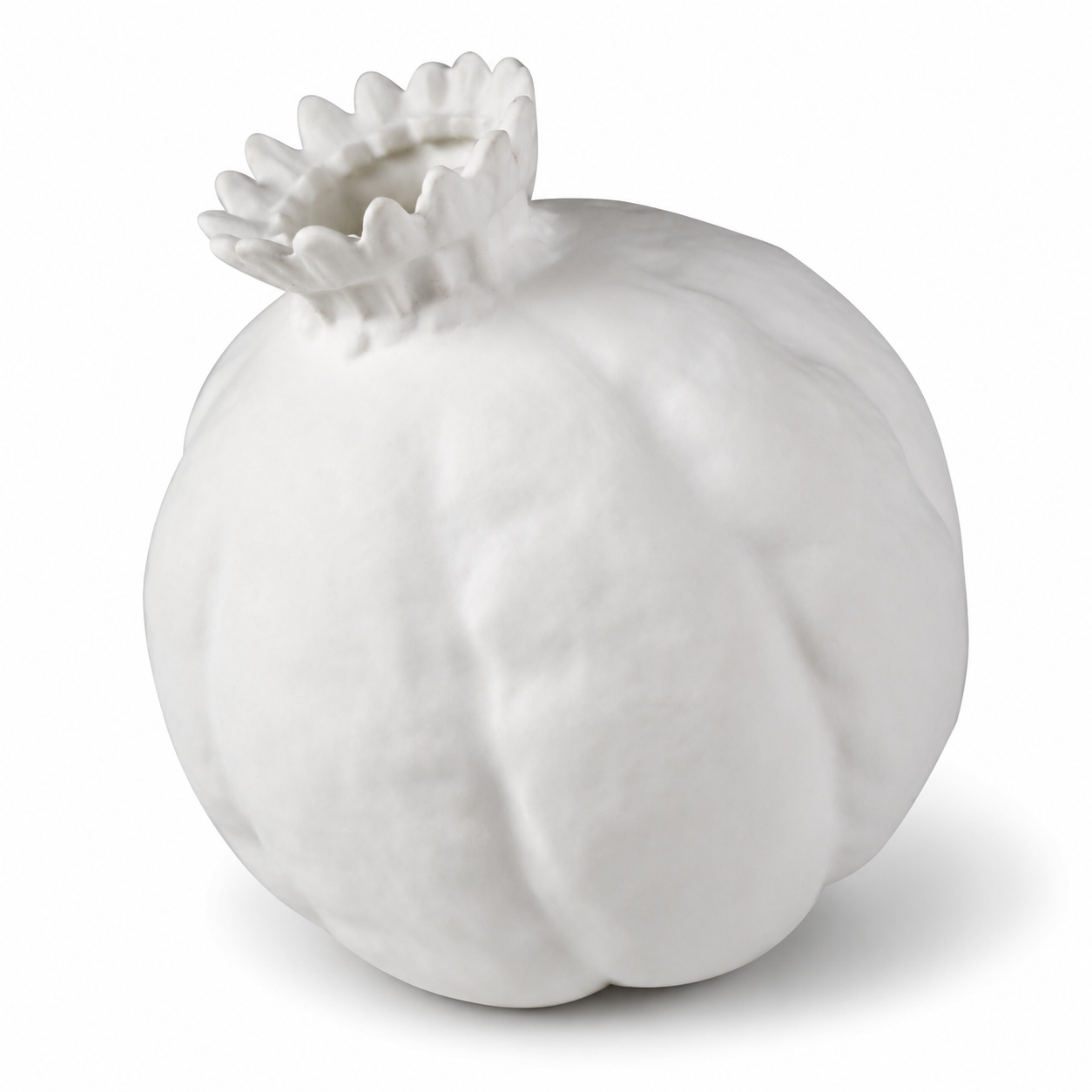 Poppy Pod Vase, Bone China