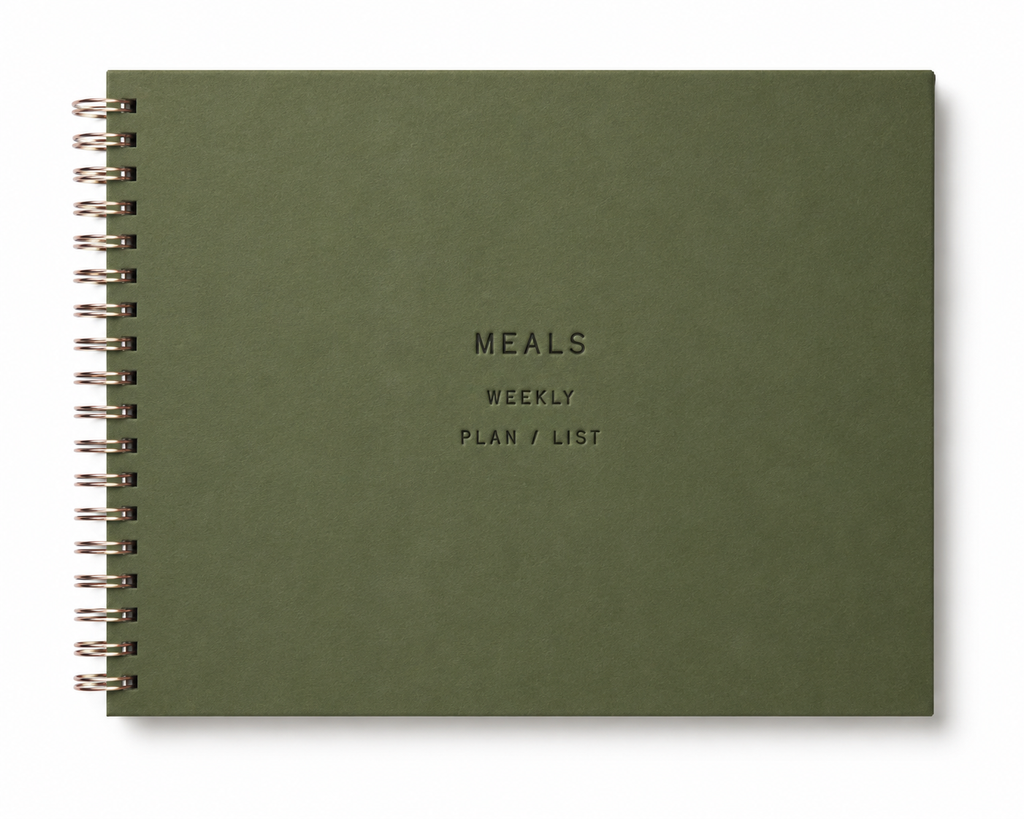 Premium Green Weekly Meal Planner