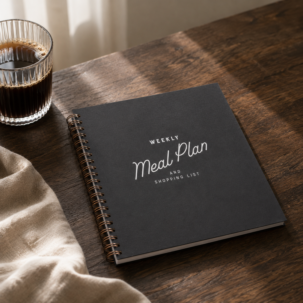 Retro Weekly Meal Planner