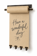 Wall-Mounted Paper Note Roll Holder