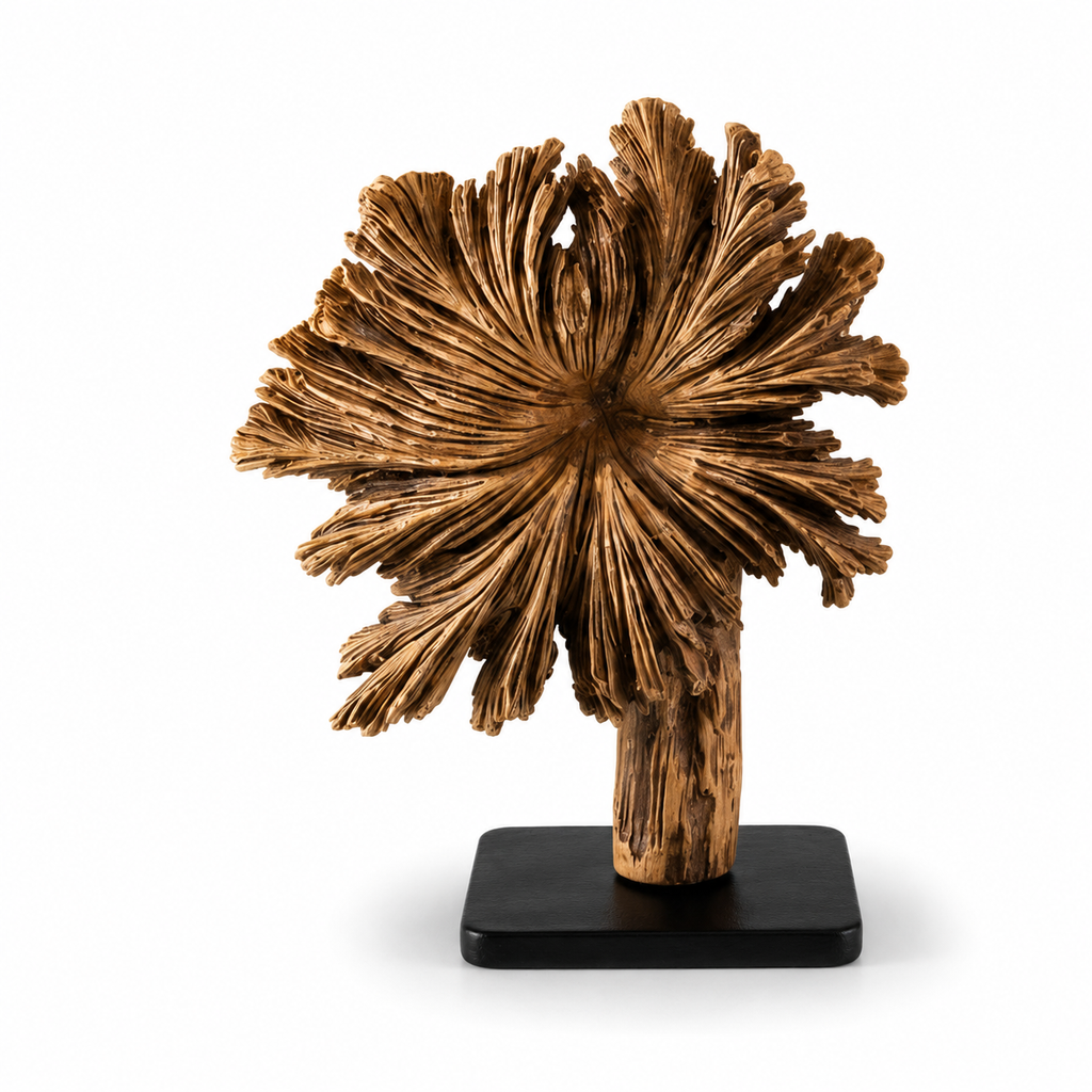 The Wood Flower Sculpture