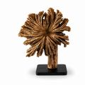 The Wood Flower Sculpture
