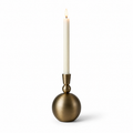 Small Stacked Orb Taper Candle Holder