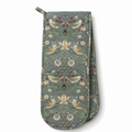 Strawberry Thief Blue Double Oven Glove