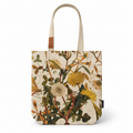 Summer Greens Botanical Canvas Shopper Tote