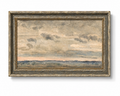 Sunset Sky Framed Antique Art