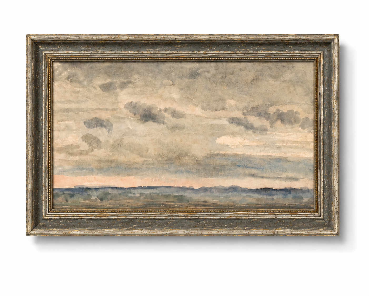 Sunset Sky Framed Antique Art