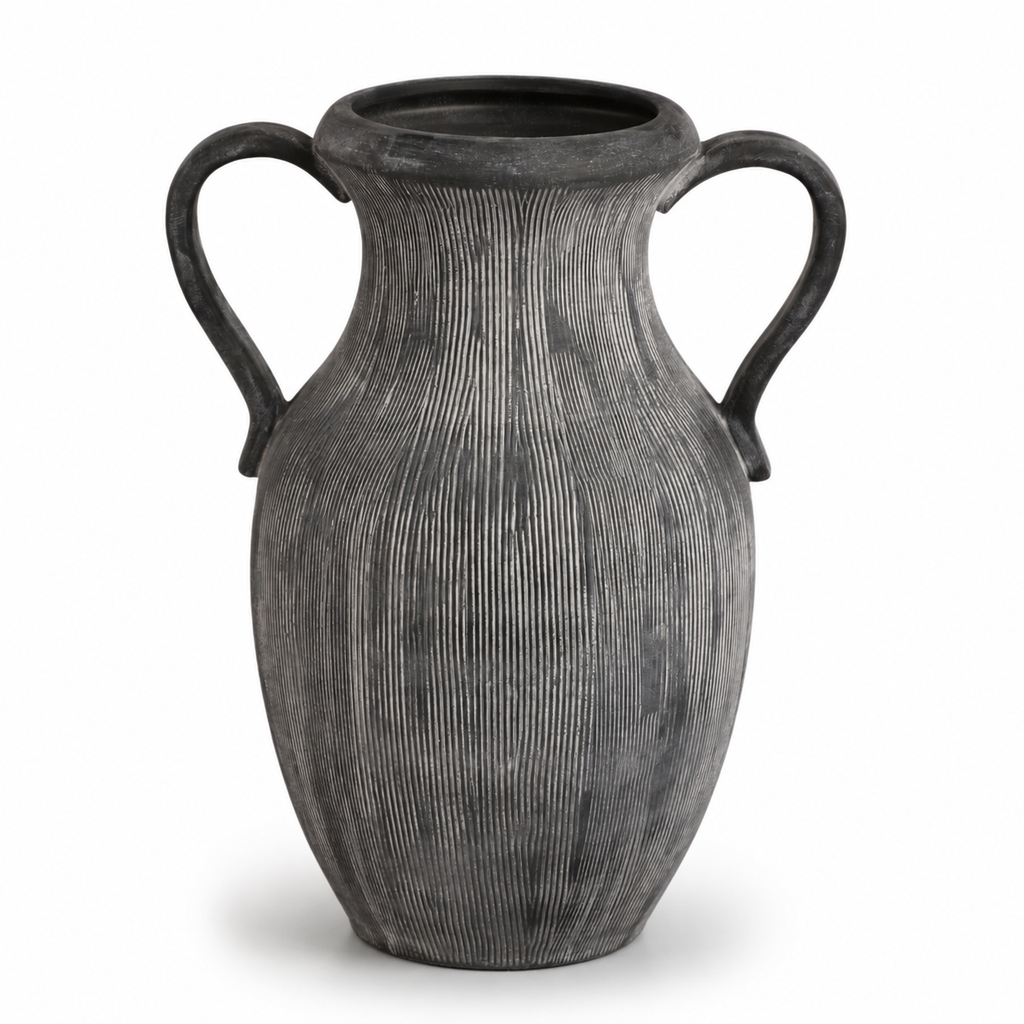 The Noir Stoneware Vase