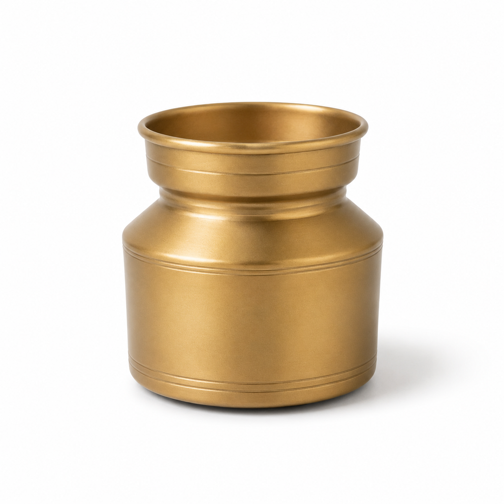 The Oblong Brass Lota Vase