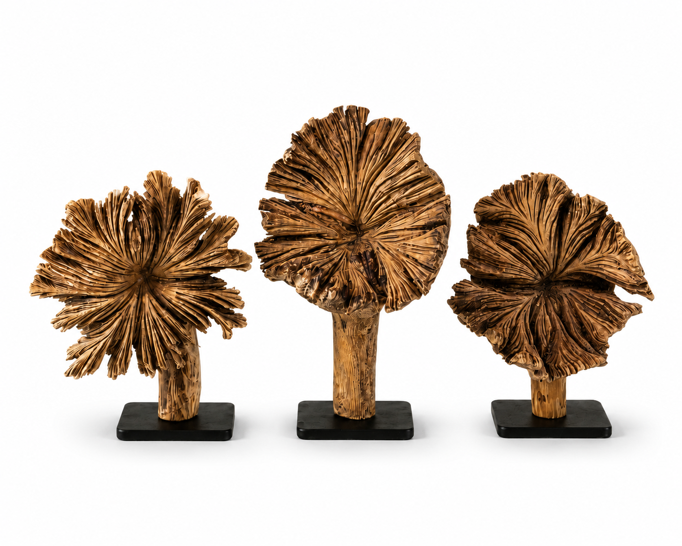 The Wood Flower Sculpture