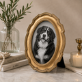 The Gilded Oval Frame — 4x6 in.