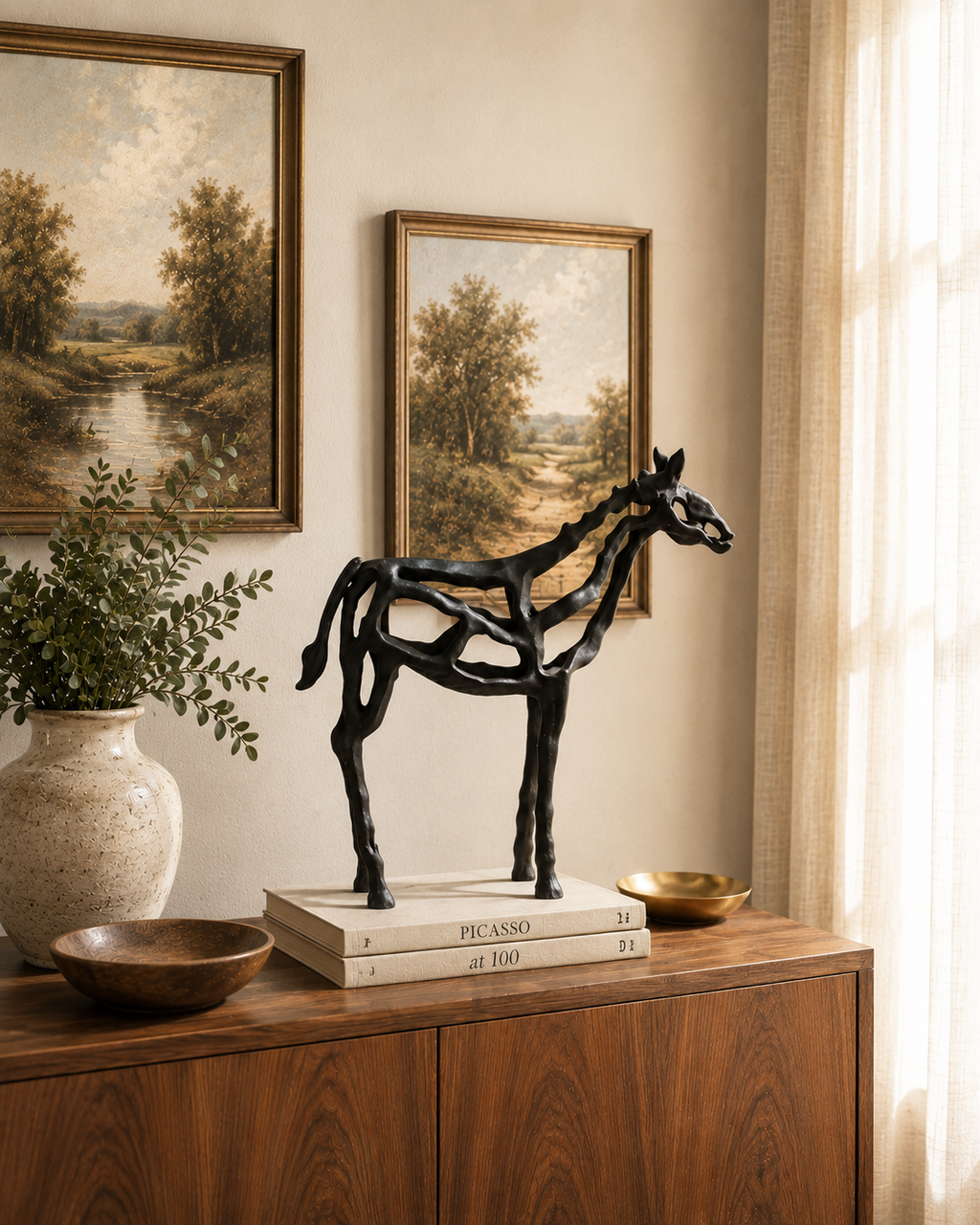 The Midnight Horse Sculpture