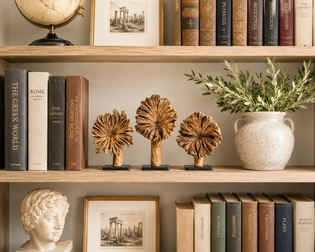 The Wood Flower Sculpture