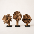 The Wood Flower Sculpture