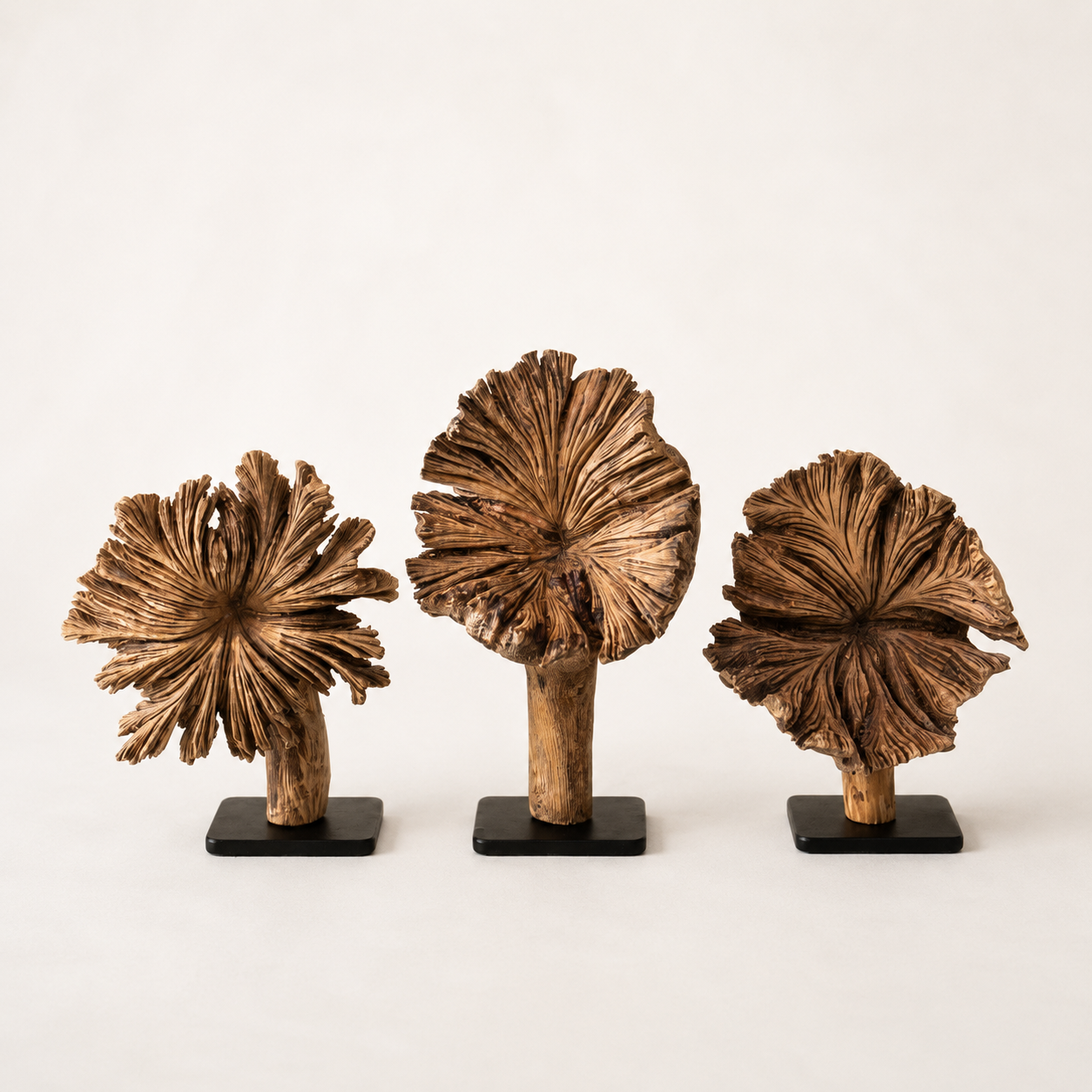 The Wood Flower Sculpture