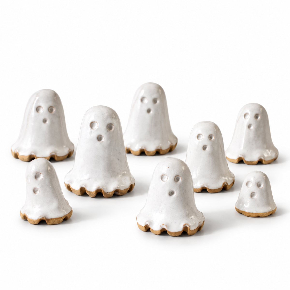 Tiny Ceramic Ghost | Handmade Miniature