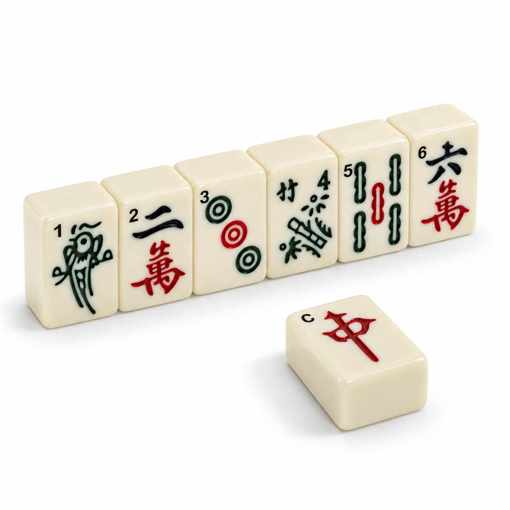 Traditional Chinese Mahjong Travel Set