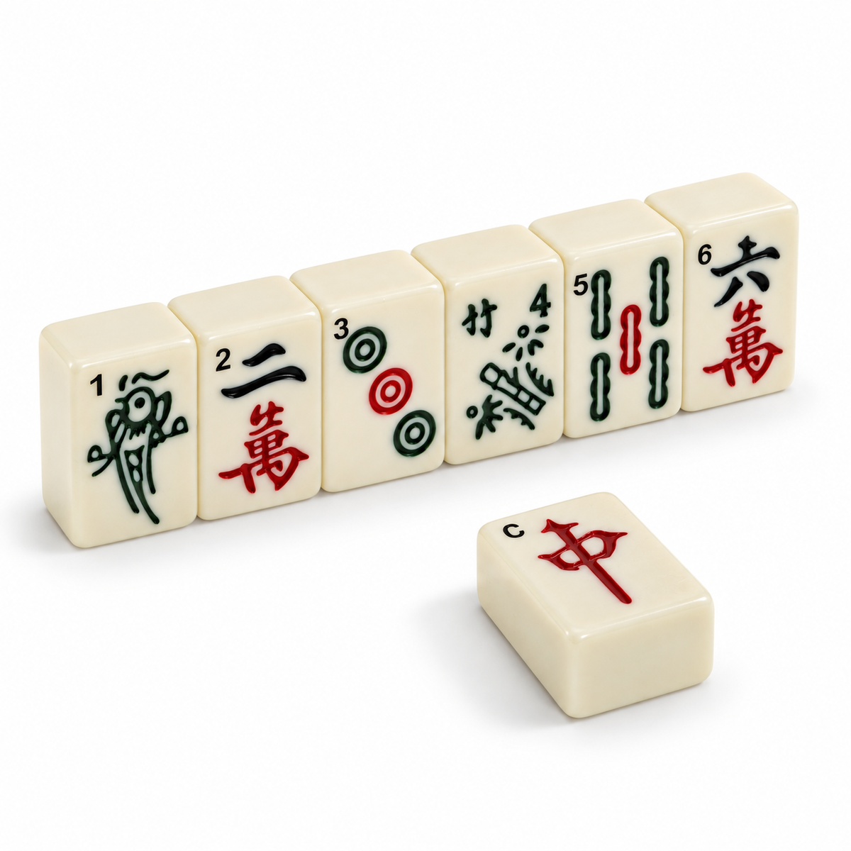 Traditional Chinese Mahjong Travel Set