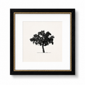 Tree Framed Antique Art
