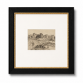 Tuscan Village Framed Antique Art