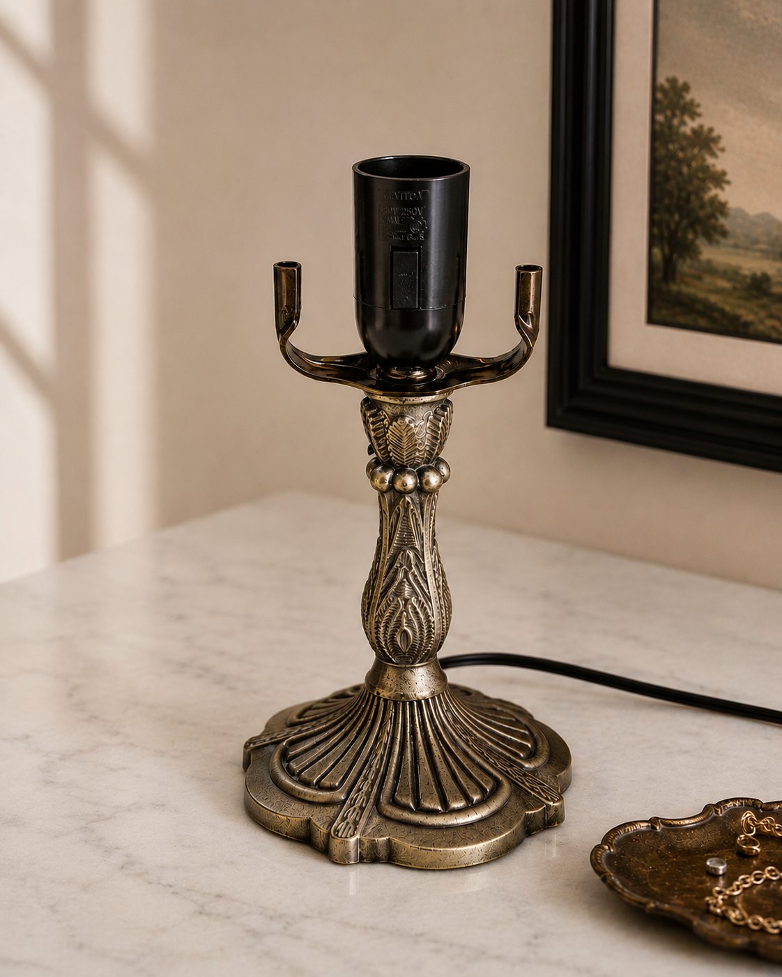 Vintage Art Deco Accent Lamp