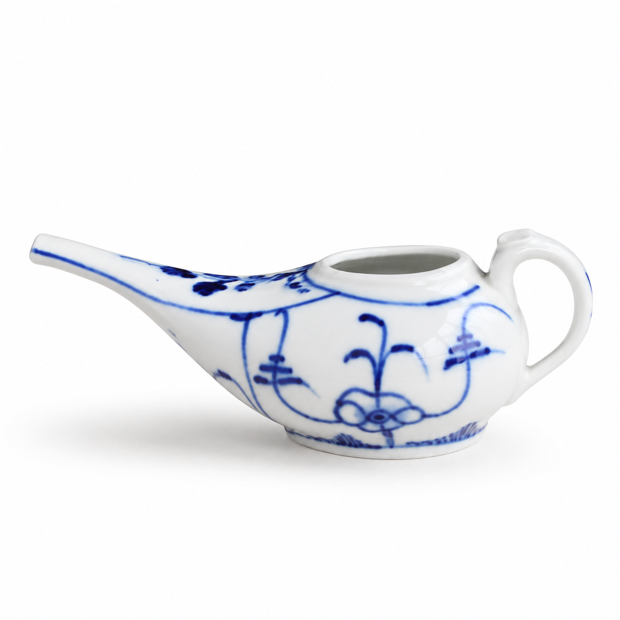 Vintage Blue Onion Porcelain Pouring Vessel