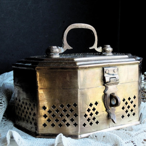 Vintage Brass Cricket Cage