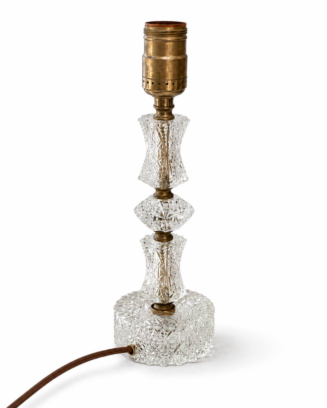 Vintage Cut Crystal Lamp