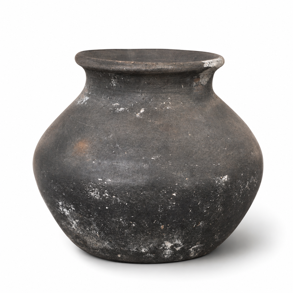 Vintage Handmade Clay Pot