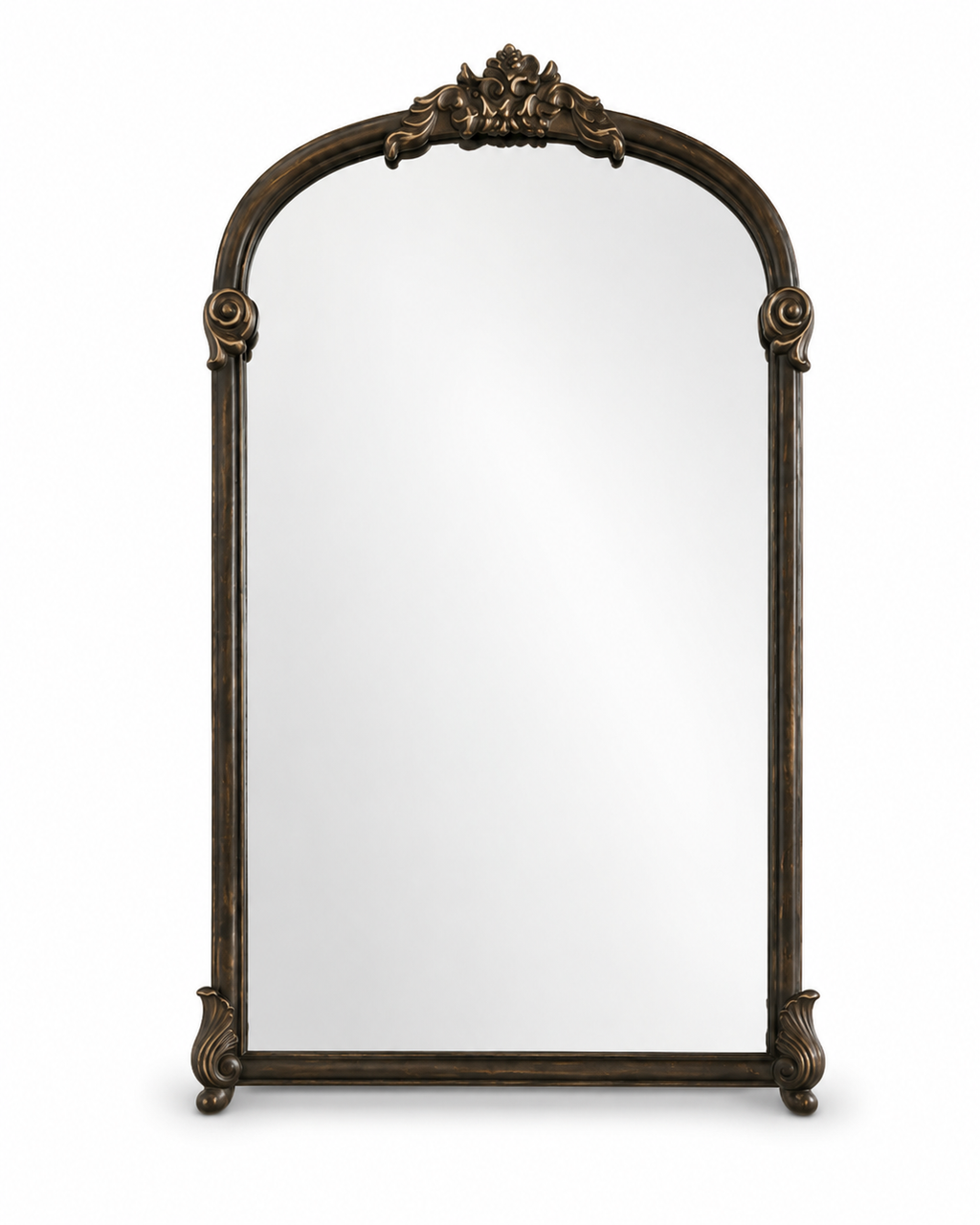Vintage Iron Frame Wall Mirror