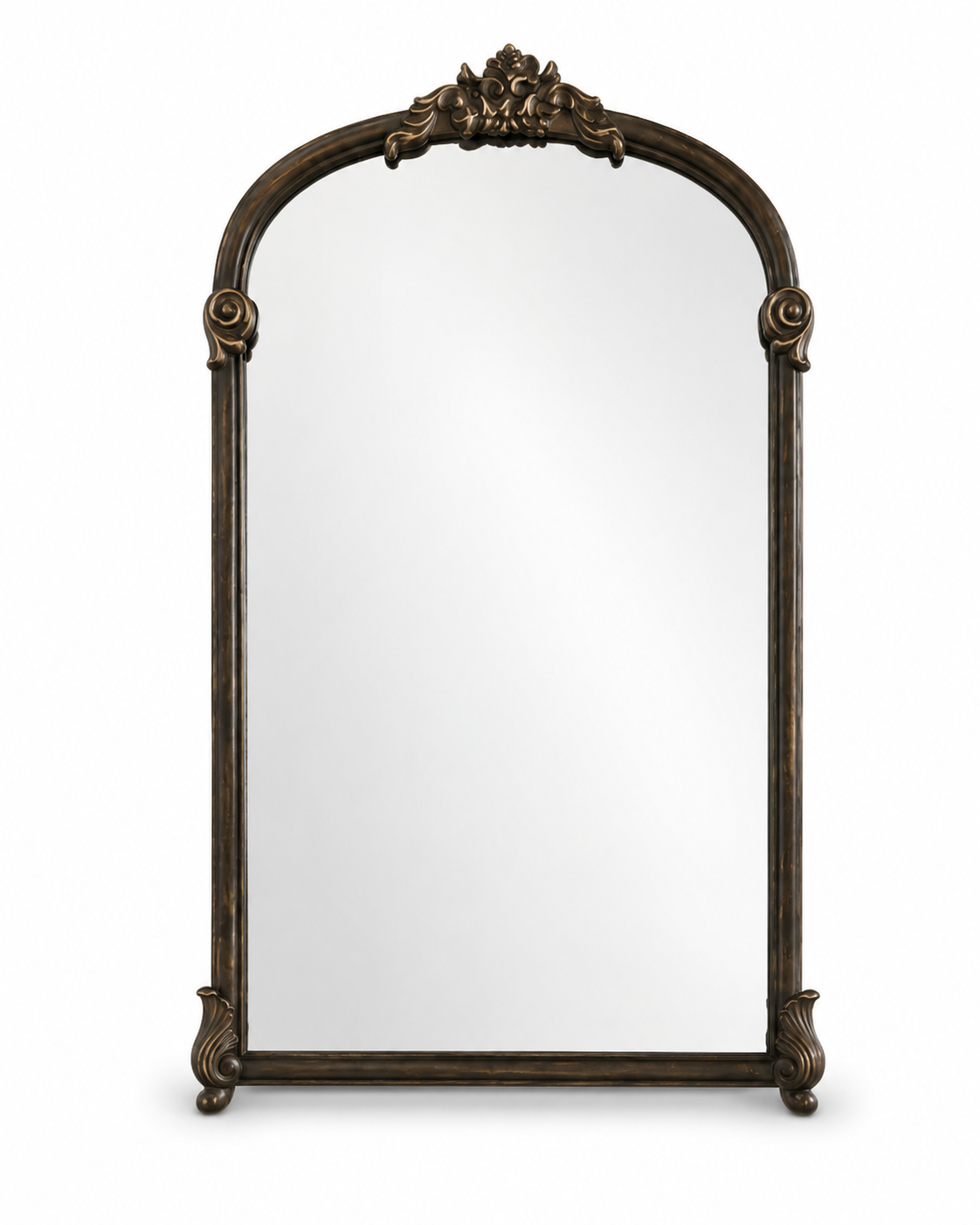 Vintage Iron Frame Wall Mirror