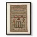Vintage Sampler Stitching Reproduction Print