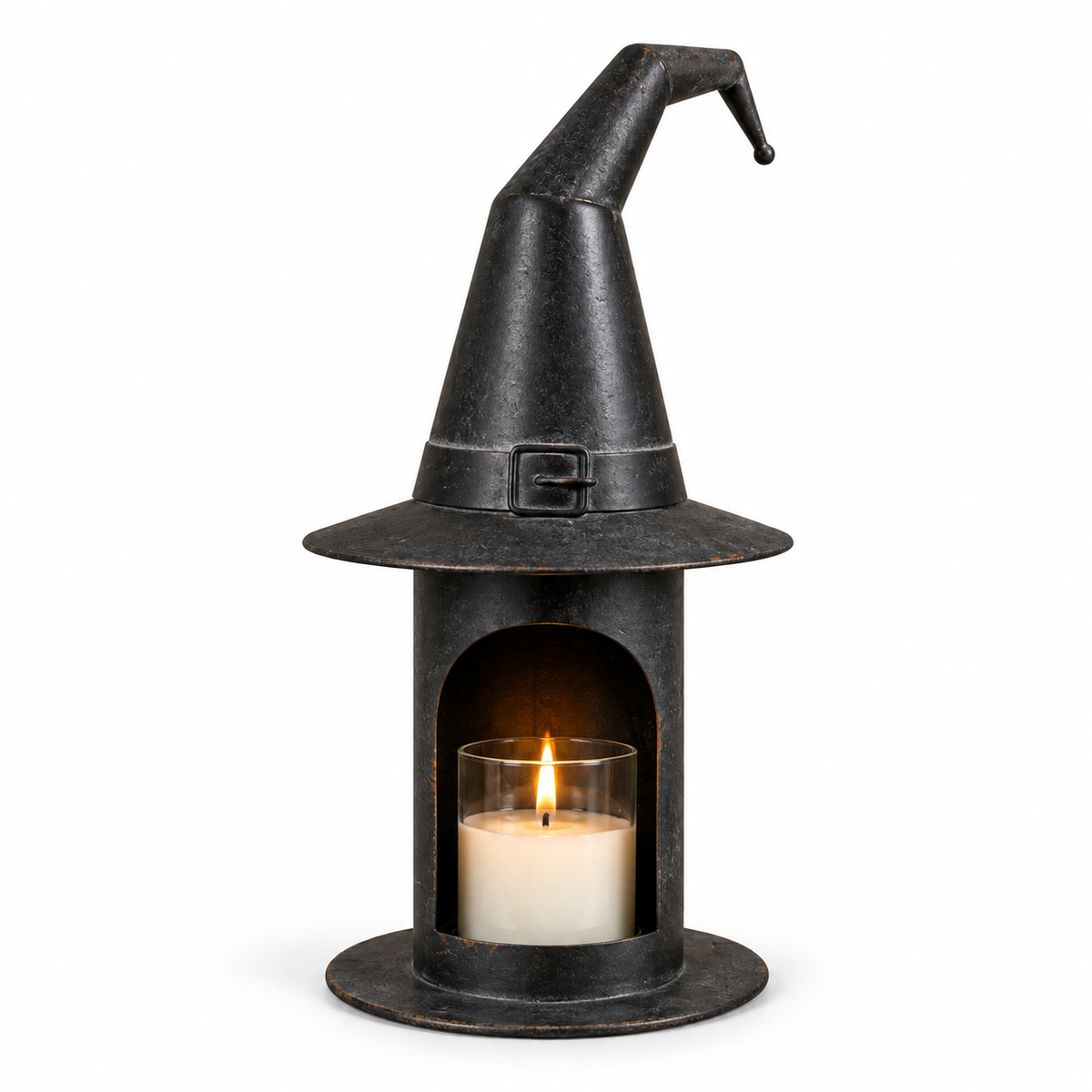 Witch’s Hat Pillar Candle Holder | 16"