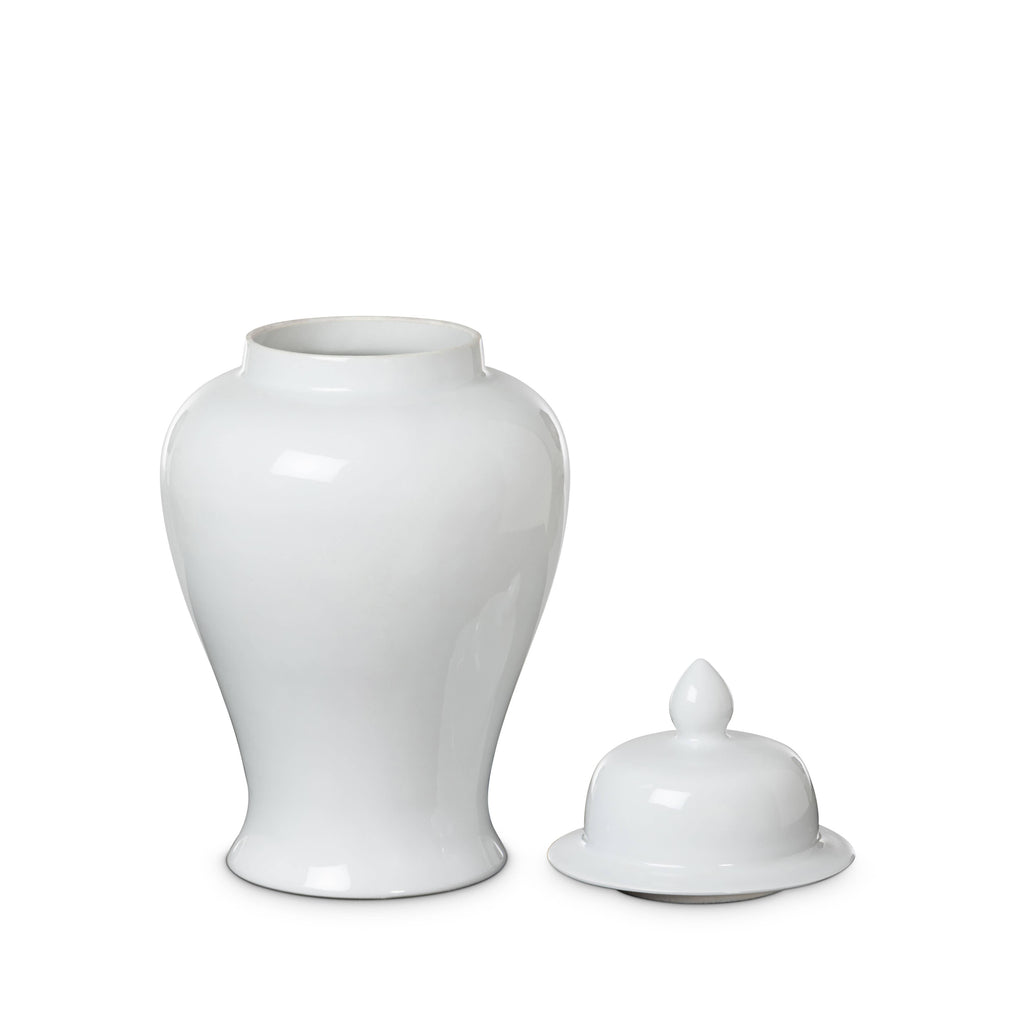 Imperial Ceramic Ginger Jar — Ivory (Small)