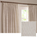 Striped Pencil Pleat Curtains