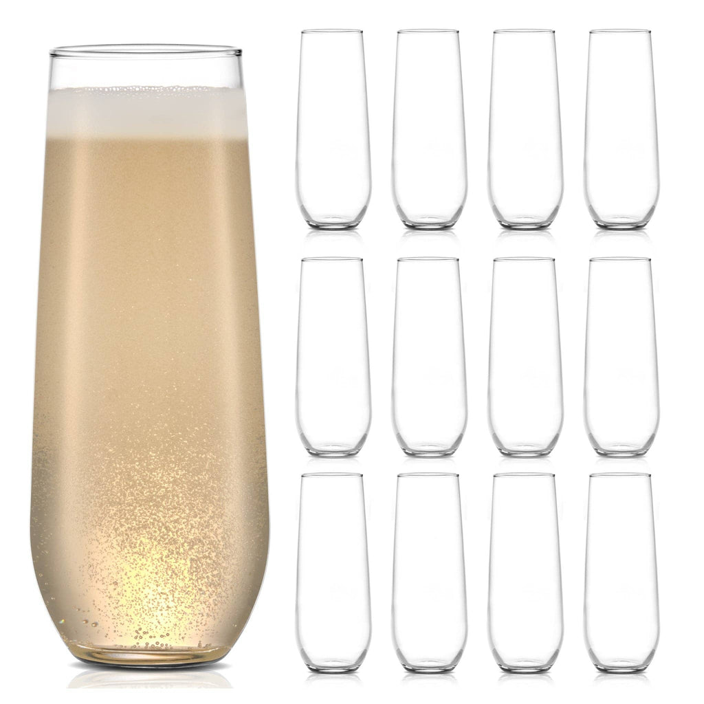 Stemless Champagne Flutes
