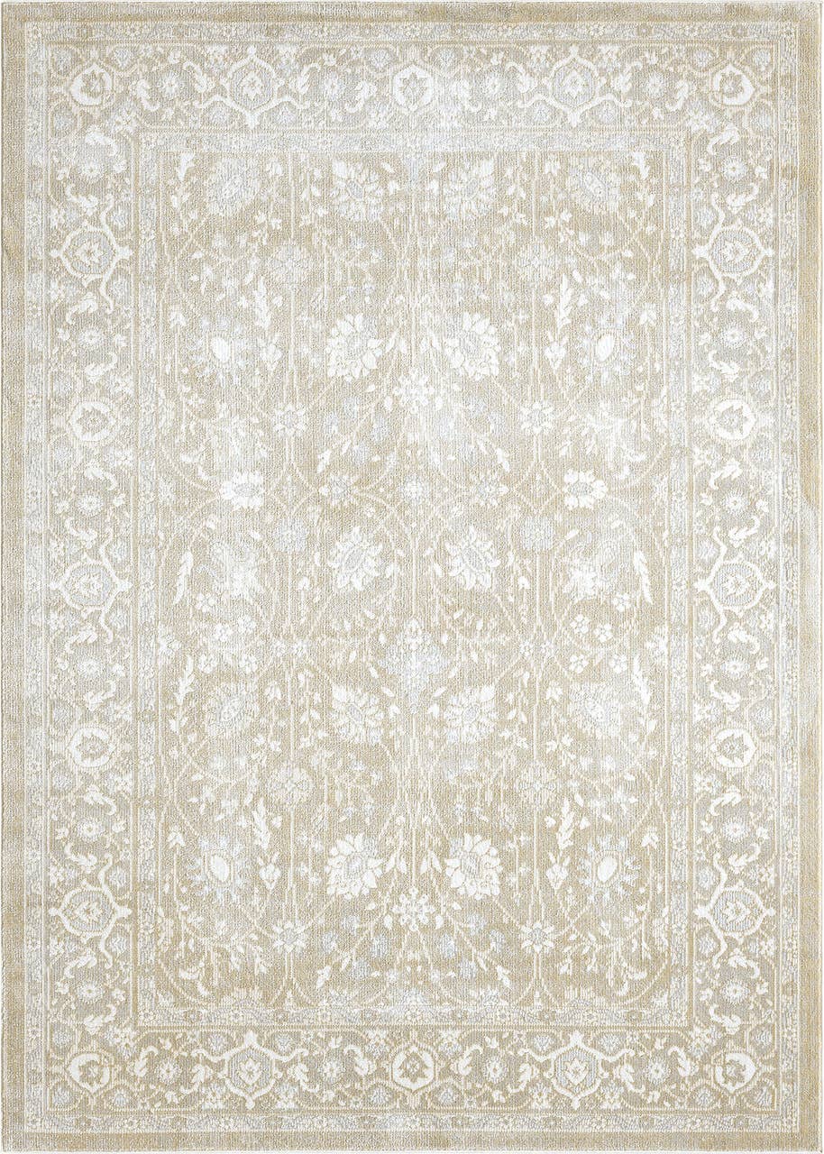 Floral Oriental Sand Rug