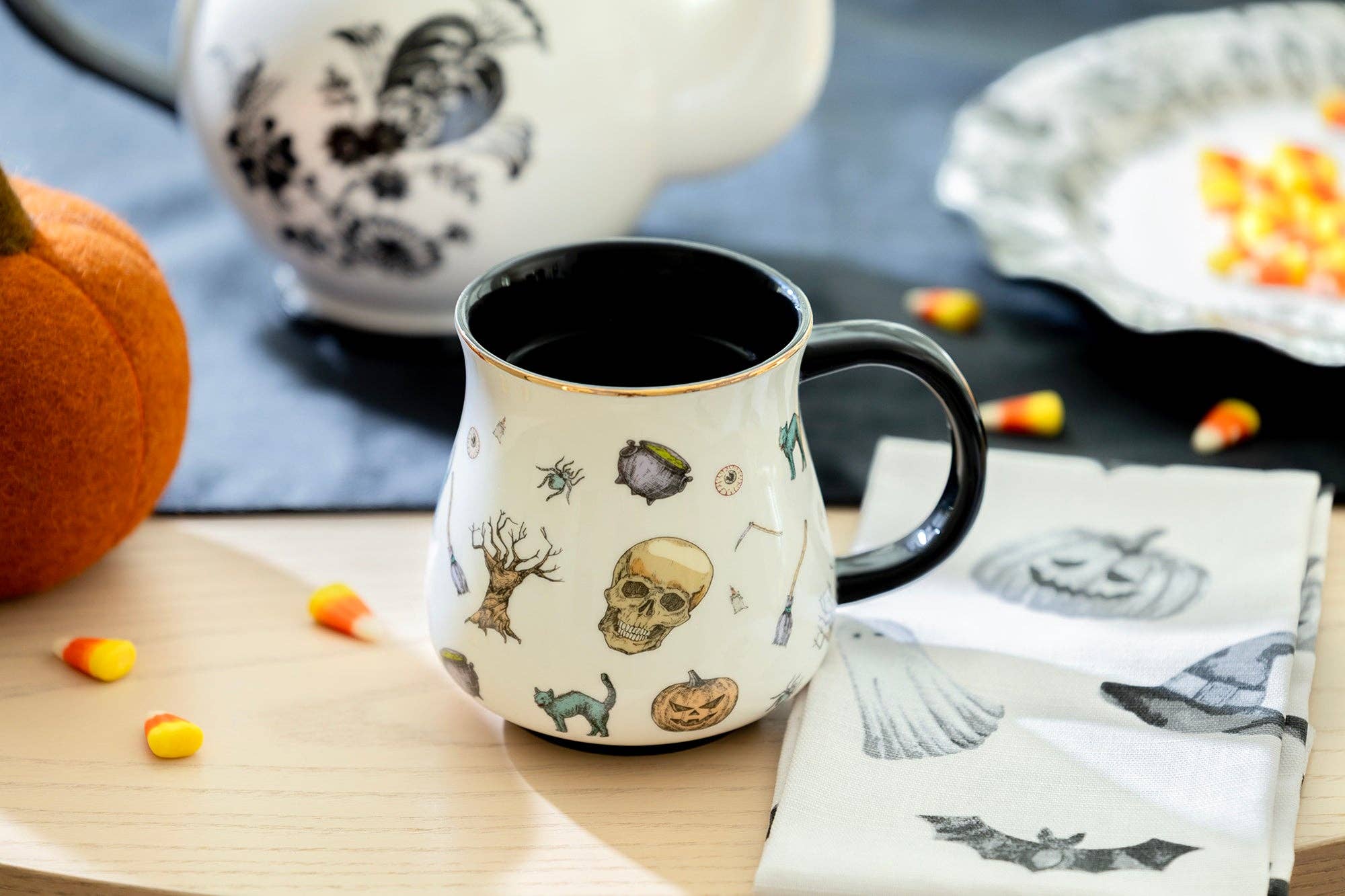Haunted Halloween Stoneware Mug