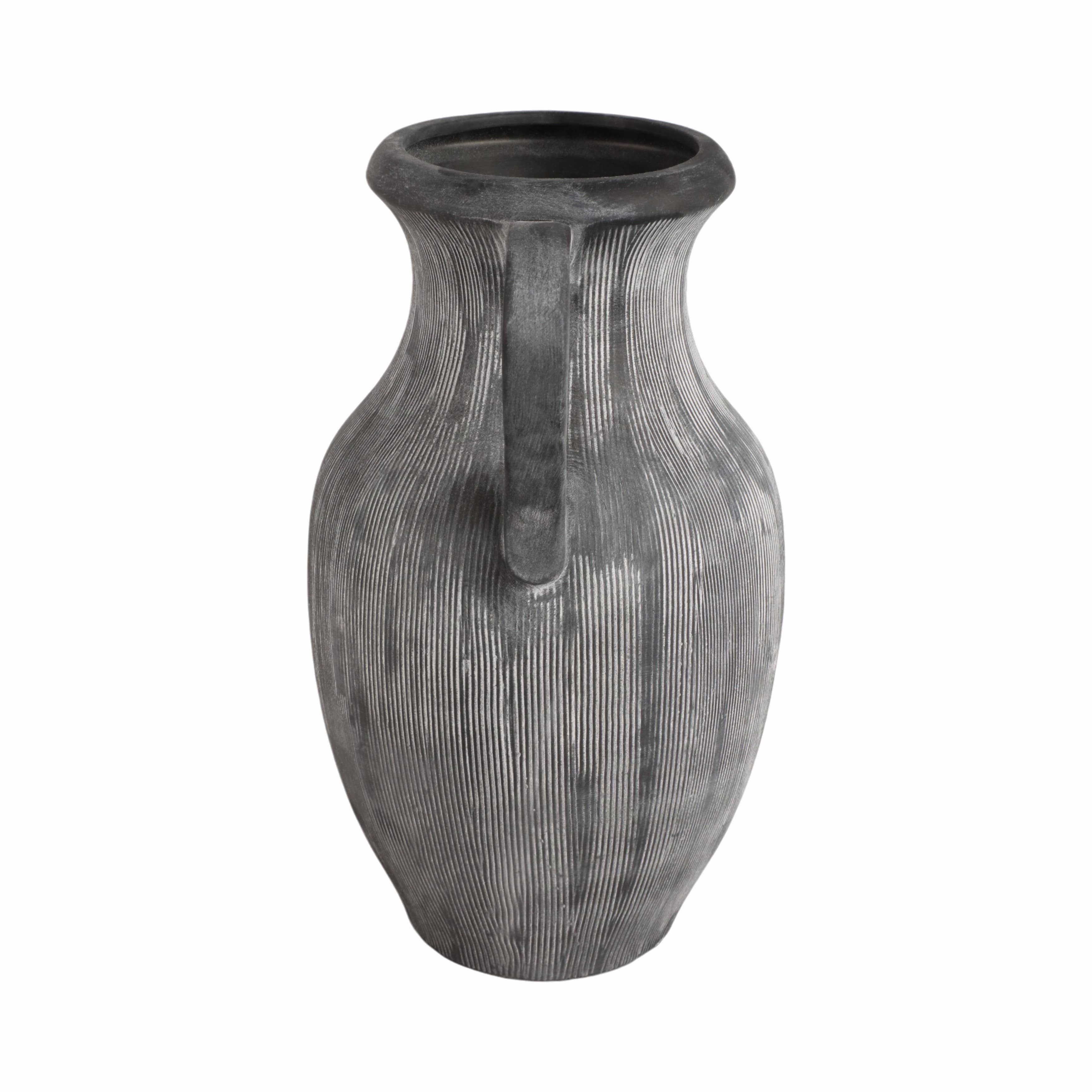The Noir Stoneware Vase