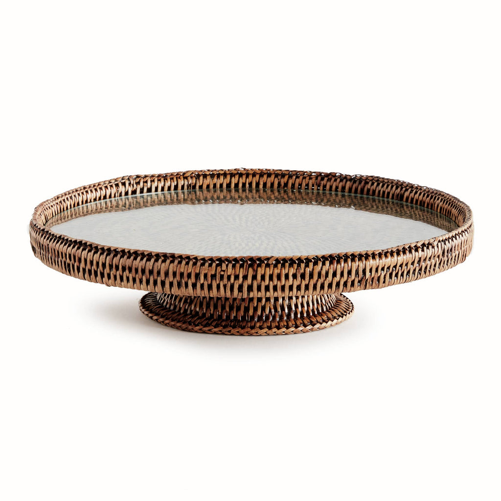 Burma Rattan Serving Stand