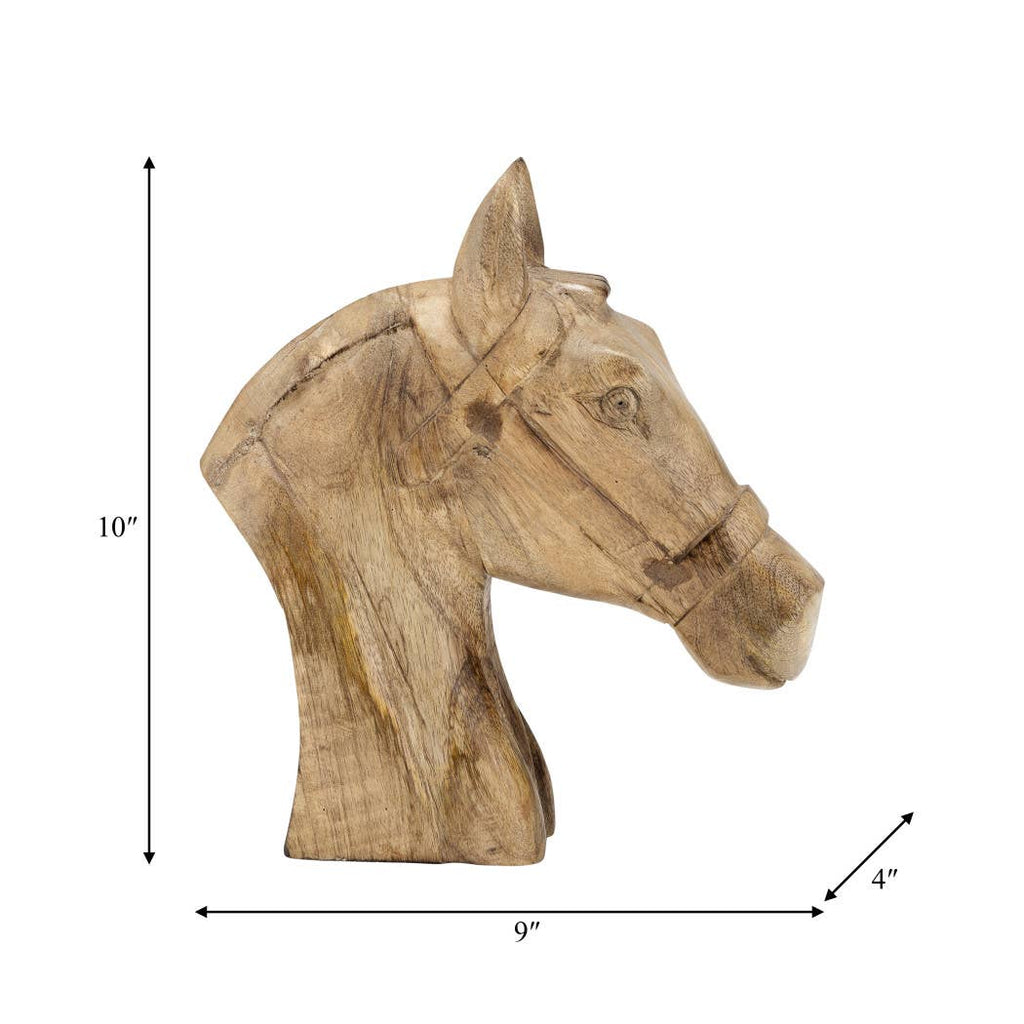 Wood Handcrafted Horse Head