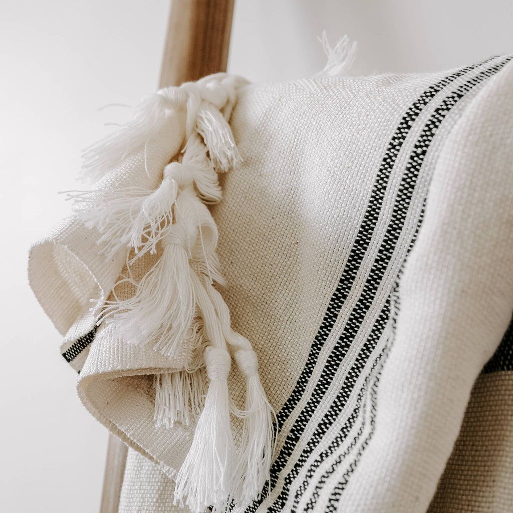 Turkish Cotton Hand Towel — Multi Stripe
